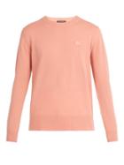 Matchesfashion.com Acne Studios - Nalon Face Wool Sweater - Mens - Pink