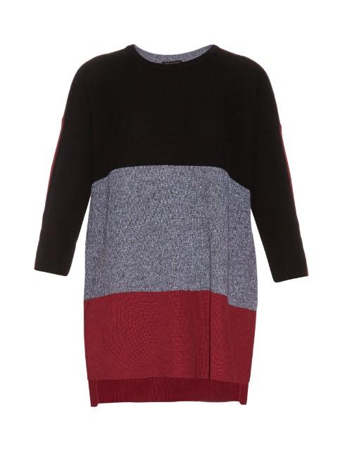 Rag & Bone Jena Contrast-panel Cotton Sweater