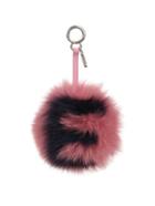 Fendi E-letter Pompom Fox-fur Bag Charm