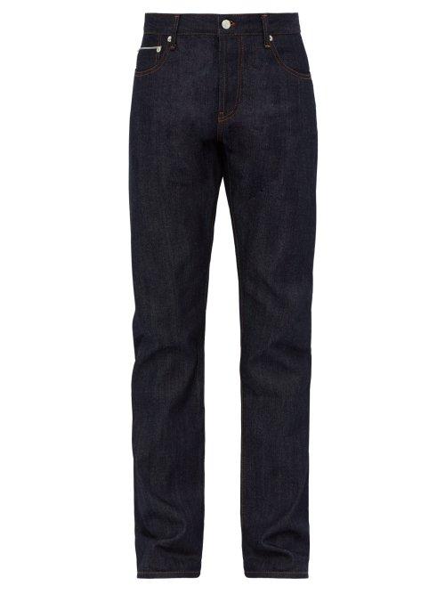 Matchesfashion.com Officine Gnrale - Kurt Straight Leg Jeans - Mens - Blue