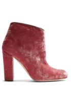 Malone Souliers Eula Crushed-velvet Ankle Boots
