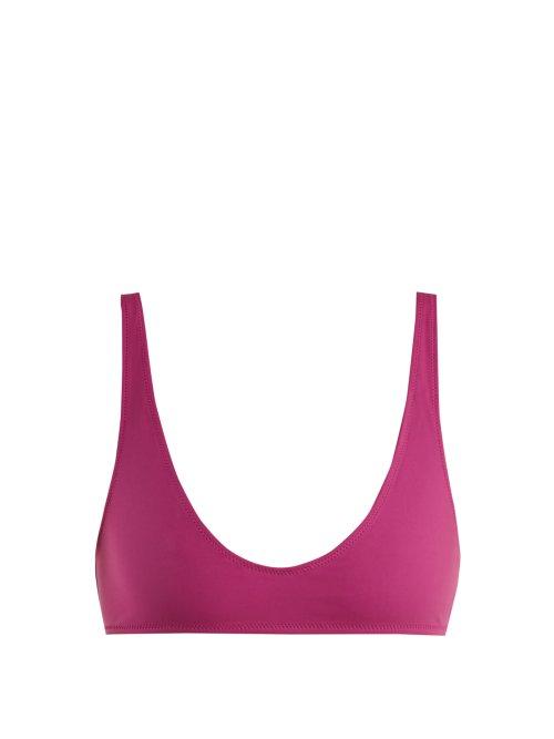 Matchesfashion.com Rochelle Sara - The Laeti Bikini Top - Womens - Pink