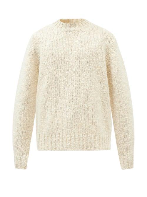 Studio Nicholson - Trinity Wool-blend Boucl Sweater - Mens - Cream