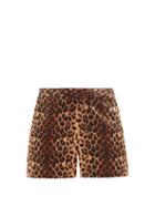 Agent Provocateur - Kittie Leopard-print Silk Pyjama Shorts - Womens - Leopard
