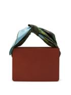 Matchesfashion.com Montunas - Guaria Scarf Handle Leather Box Bag - Womens - Tan