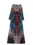 Mary Katrantzou Spectra Cosmo-print Silk Dress