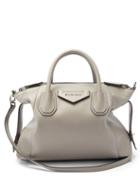 Matchesfashion.com Givenchy - Antigona Soft Small Leather Cross-body Bag - Womens - Grey