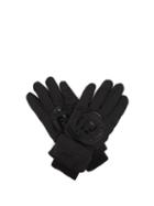 Matchesfashion.com Fendi - Logo Ski Gloves - Womens - Black