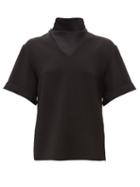 Matchesfashion.com Ellery - Hopper High Neck Crepe Top - Womens - Black