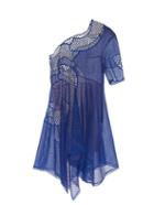 Stella Mccartney Noah One-shoulder Embroidered Dress