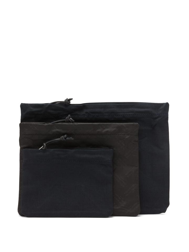 Maison Margiela Three Pack Of Four-stitch Pouches