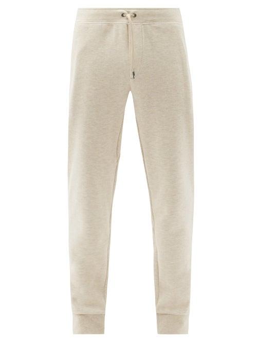 Matchesfashion.com Polo Ralph Lauren - Logo-embroidered Jersey Track Pants - Mens - Beige