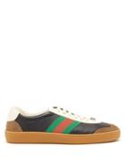 Matchesfashion.com Gucci - G74 Leather Low Top Trainers - Mens - Black
