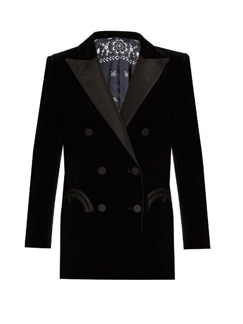 Blazé Milano Everyday Jealousy Cotton-velvet Blazer