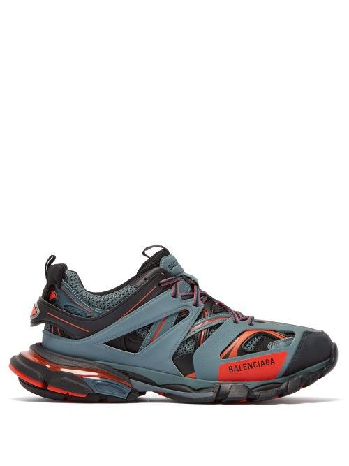 Matchesfashion.com Balenciaga - Track 2 Mesh And Nylon Trainers - Mens - Grey Multi