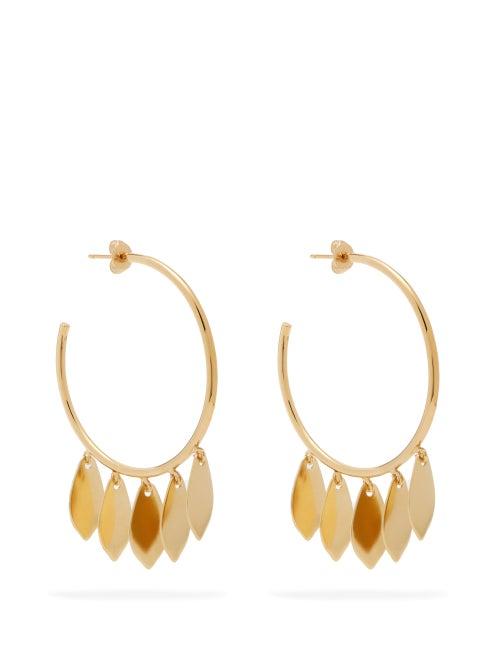 Matchesfashion.com Isabel Marant - Fringed Hoop Earrings - Womens - Gold