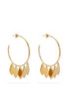 Matchesfashion.com Isabel Marant - Fringed Hoop Earrings - Womens - Gold