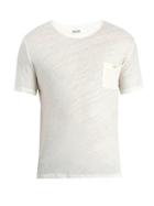 Matchesfashion.com Hecho - Crew Neck Jersey T Shirt - Mens - Cream