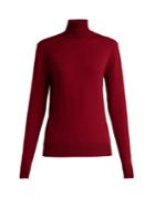 Raf Simons Roll-neck Merino Wool-blend Sweater