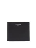 Saint Laurent Bi-fold Pebbled-leather Wallet