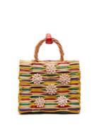 Heimat Atlantica Chito Seashell-embellished Basket Bag