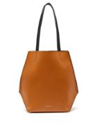 Matchesfashion.com Marni - Tangram Small Leather Shopping Bag - Womens - Tan Multi