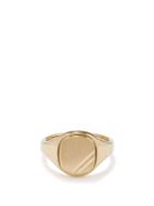 Miansai - Square Step Gold-vermeil Signet Ring - Mens - Gold