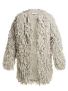 Matchesfashion.com Osman - Chennai Wool Blend Coat - Womens - Grey
