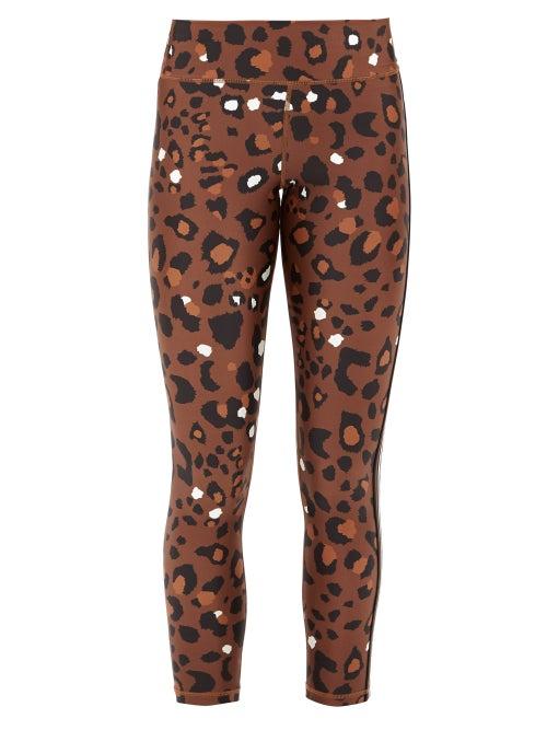 Matchesfashion.com The Upside - Side-stripe Leopard-print Leggings - Womens - Leopard