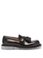 Matchesfashion.com Bottega Veneta - Transparent-sole Platform Leather Loafers - Mens - Black