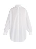 Matchesfashion.com Alexander Mcqueen - Oversized Cotton Shirt - Mens - White