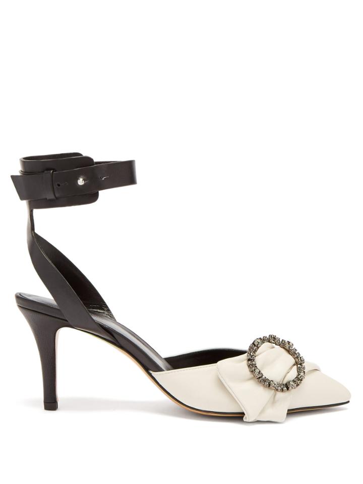 Isabel Marant Pavona Crystal-embellished Buckle Pumps