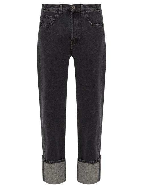 Matchesfashion.com Valentino - V-logo Straight-leg Jeans - Mens - Black White