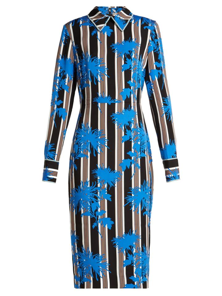 Diane Von Furstenberg Shelford Striped Dress