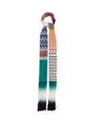 Matchesfashion.com Missoni - Zigzag-jacquard Fringed Scarf - Womens - Blue Multi