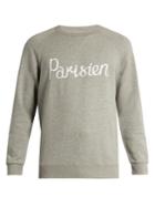 Maison Kitsuné Parisien-print Cotton-jersey Sweatshirt