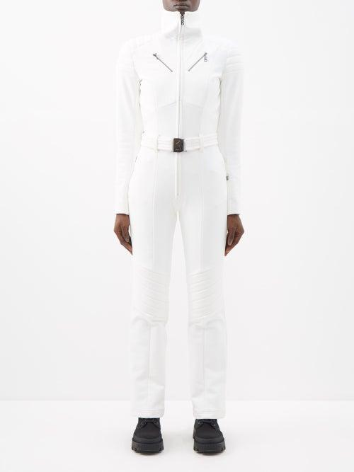 Bogner - Malisha Belted Softshell Ski Suit - Womens - White