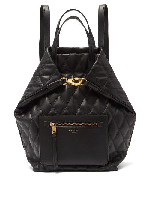 Matchesfashion.com Givenchy - Quilted Convertible Backpack - Womens - Black