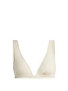 Matchesfashion.com Marysia - Reversible Nassau Triangle Bikini Top - Womens - Cream White