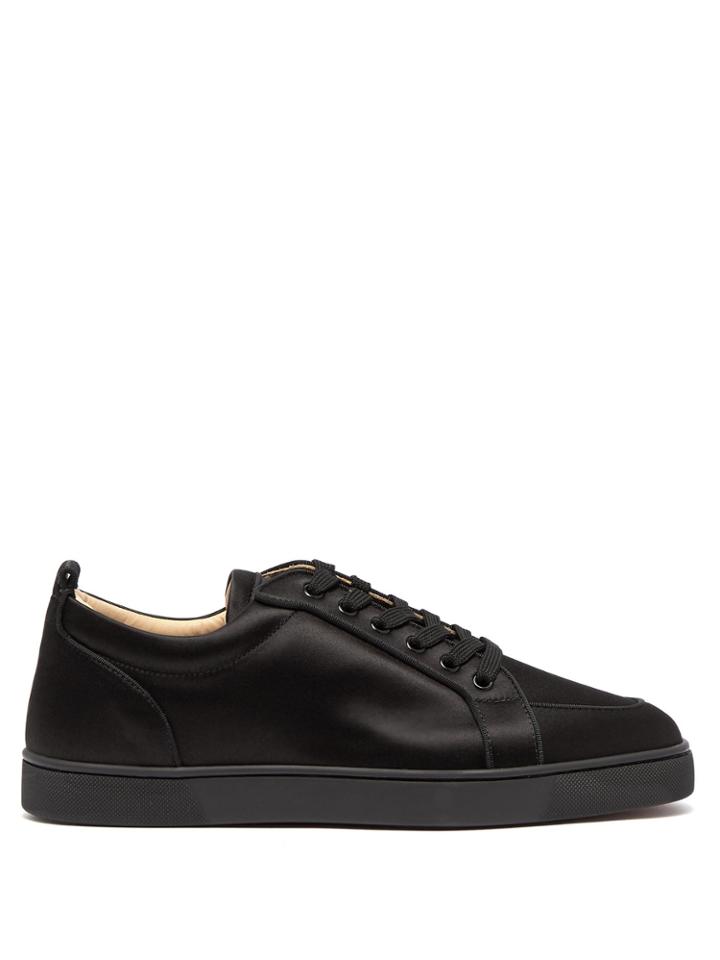 Christian Louboutin Rantulow Satin Low-top Trainers
