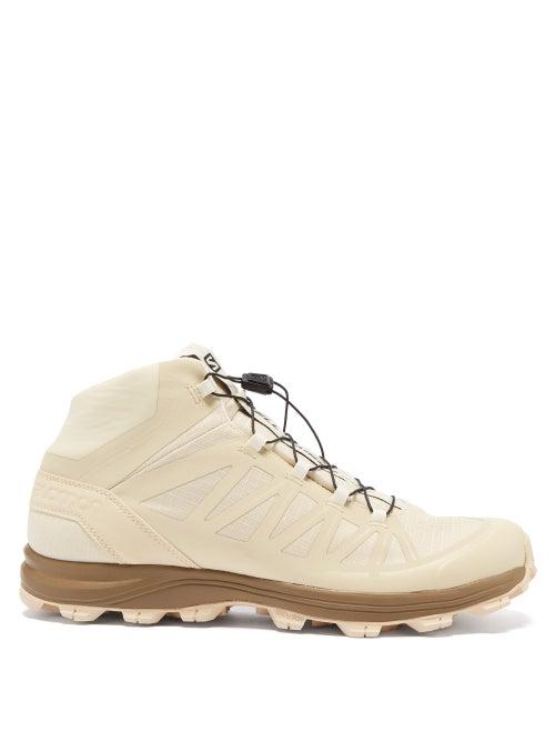 Salomon X Gr10k - Fell Raiser Mid Ripstop And Rubber Trainers - Mens - Beige