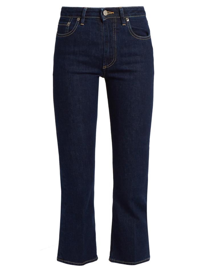 Golden Goose Deluxe Brand High-rise Cropped Bootcut Jeans
