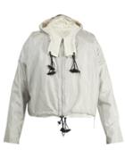Matchesfashion.com Cottweiler - Layered Shell Hooded Jacket - Mens - Silver