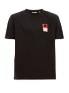 Matchesfashion.com 7 Moncler Fragment - Fragment Staff Print Cotton T Shirt - Mens - Black