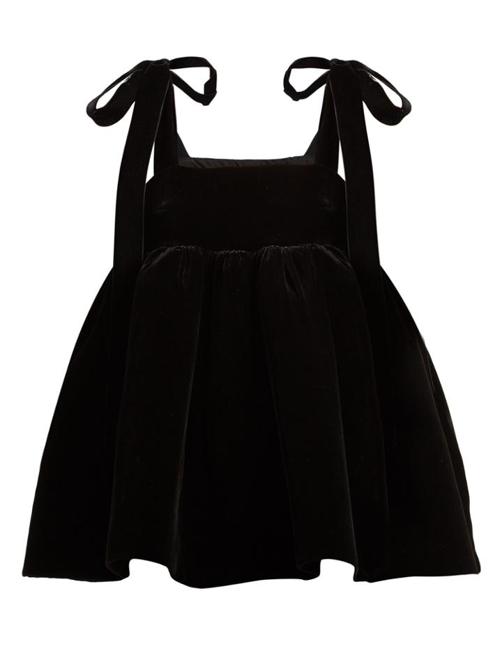 Cecilie Bahnsen Celina Velvet Top
