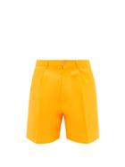 Walter Van Beirendonck - Korova Gabardine Shorts - Mens - Orange