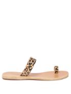 Matchesfashion.com Ancient Greek Sandals - Thalia Cheetah Print Leather Sandals - Womens - Tan Multi