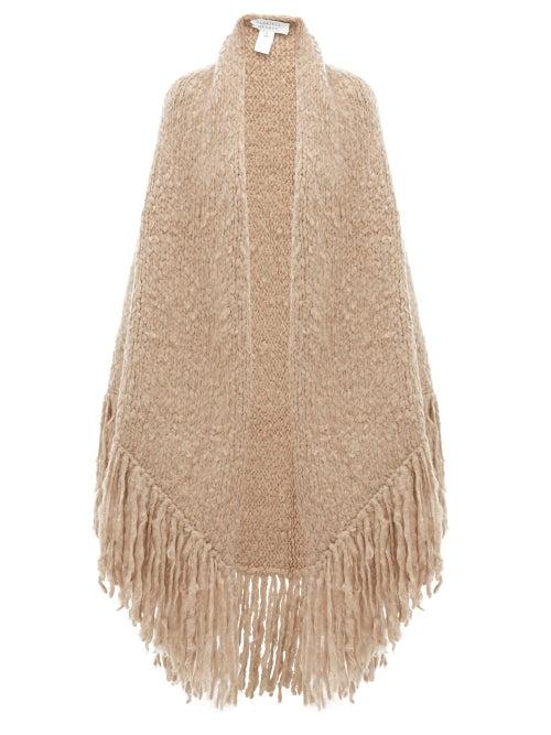 Matchesfashion.com Gabriela Hearst - Lauren Tasselled Cashmere Wrap - Womens - Beige