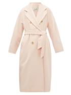 Matchesfashion.com Max Mara - Madame Coat - Womens - Light Pink