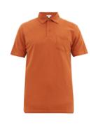 Matchesfashion.com Sunspel - Riviera Cotton Piqu Polo Shirt - Mens - Orange